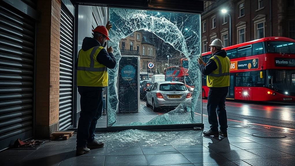 Emergency Shop Front Repair Oxford
