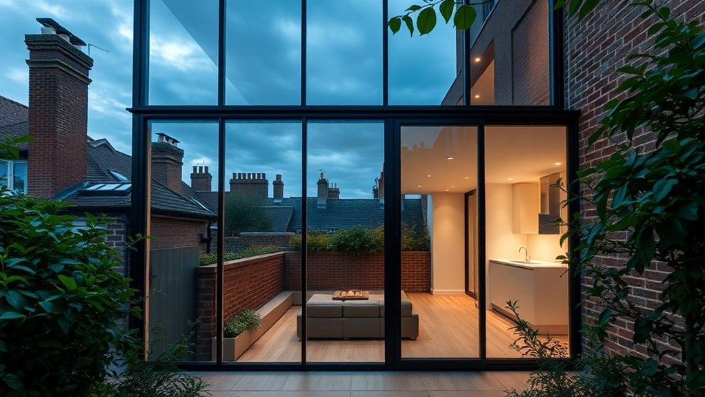 Glass Extension Walls Oxford