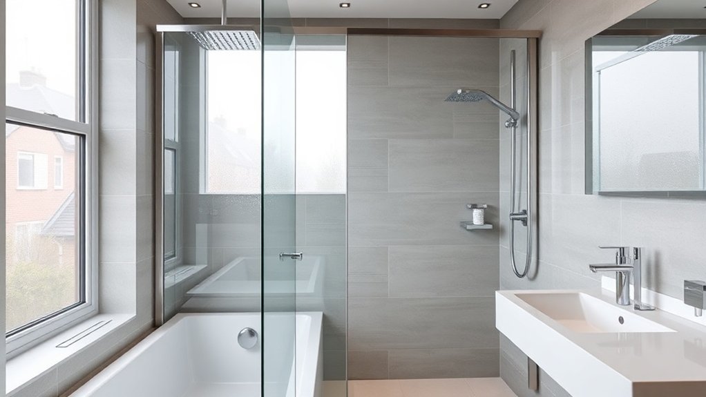 Semi-Frameless Shower Screens Oxford